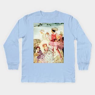 Maid Maleen - Rie Cramer Kids Long Sleeve T-Shirt